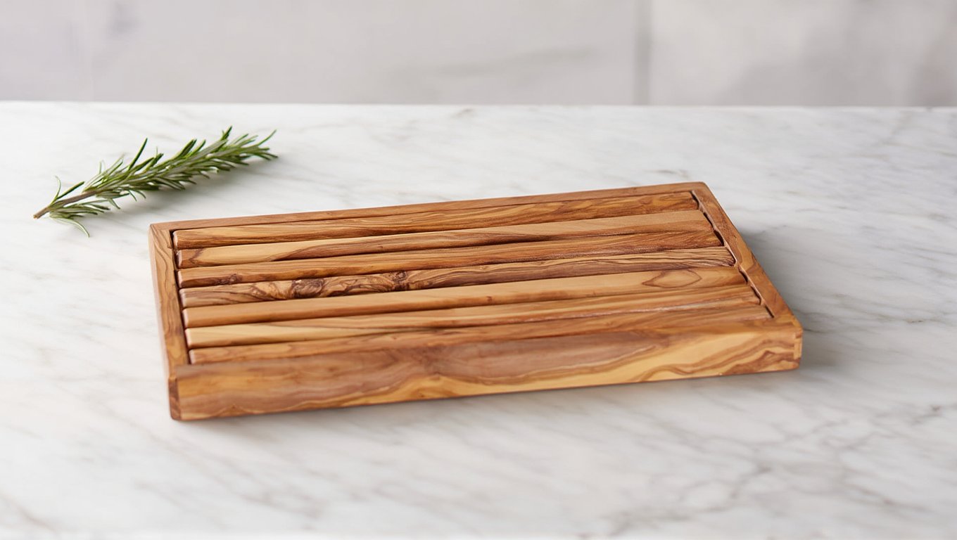 Rustic Olive Bread Board