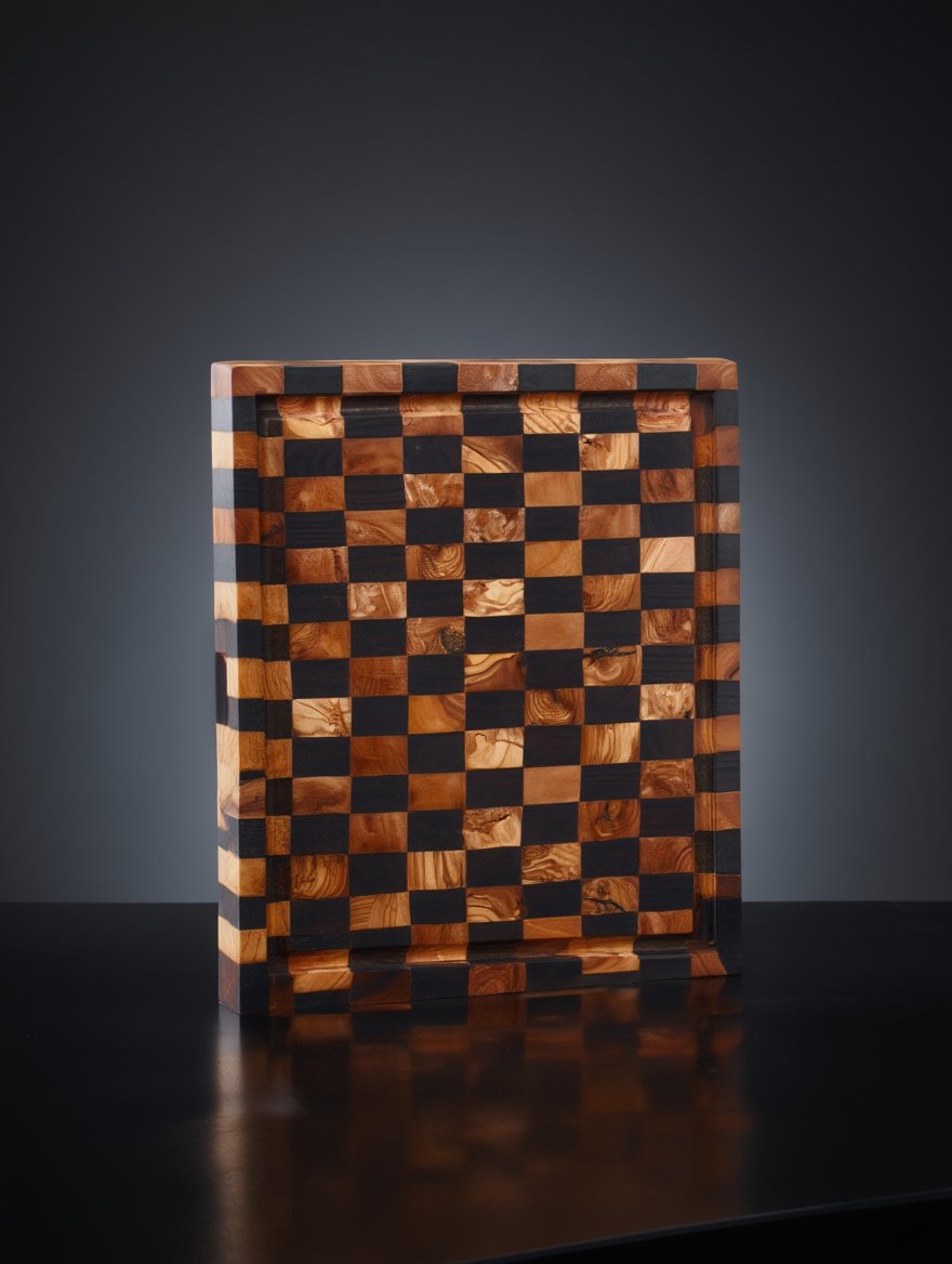Noir Mosaic Olive Wood Board