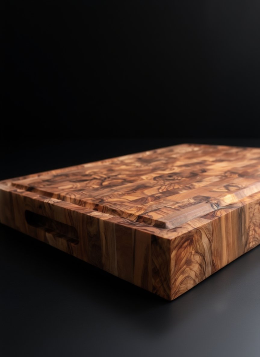 Olive Mosaic End Grain Cutting Board